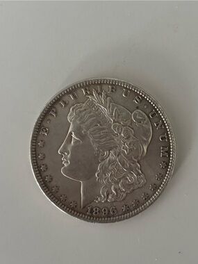 1896 Morgan Silver Dollar | 90% Silver U.S. Coin | Original Toning